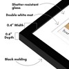 Americanflat Mini Instant Photo Frame with Double White Mat - Display 2.1x3.4 Photos - Black - Multi Pack - 3 of 4