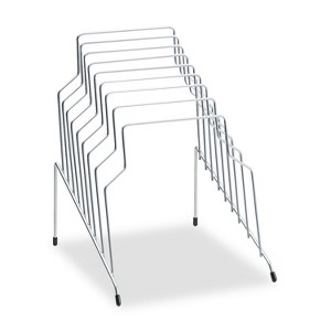 Fellowes Wire Step File, 8 Sections, Letter to Legal Size Files, 10.13" x 12.13" x 11.81", Silver - 1 of 4