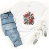 Simply Sage Market Wild and Free Colorful Flowers Short Sleeve Tee - 3 of 4