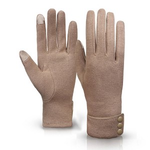 HTUTWOO Winter Gloves for Women, Touch Screen Texting Warm Gloves with Thermal Soft Lining for Outdoor Activities and Cold Weather Commuter - 1 of 4