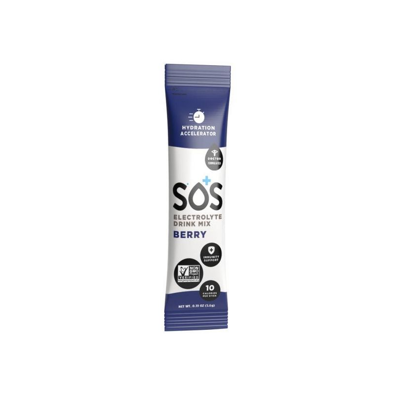 SOS Hydration Electrolyte Drink Mix - Berry - 20pk, 1 of 5