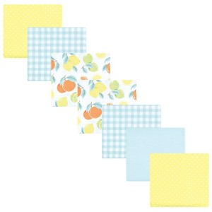 Luvable Friends Hudson Baby Flannel Receiving Blankets 7pk - 1 of 2