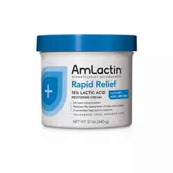 AmLactin Rapid Relief Cream Jar - 12oz