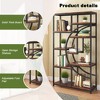UbMelt Book Shelf Freestanding Modern 68.9 Inch Bookcase Storage Organizer with 9 Open Shelves for Living Room,Bedroom - 3 of 4