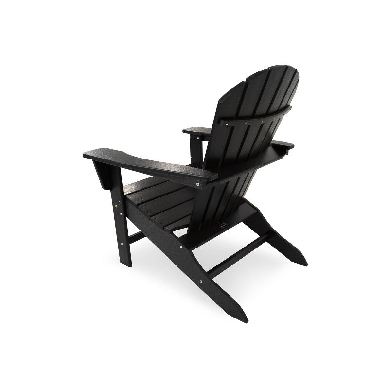 POLYWOOD South Beach Patio Adirondack Chair - Black, 3 of 5