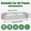 Lyngins Raised Garden Bed Outdoor, Adjustable Modular Metal Planters for Outdoor Plants, Open Bottom, All-in-One Garden Kit for Flowers & Vegetables - 4 of 4