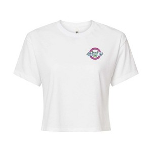 Women's - Marvel - Hawkeye Circle Logo Cropped Graphic T-Shirt - 1 of 4