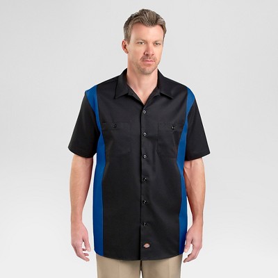 dickies slim fit short sleeve work shirt