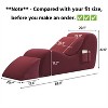 SYFERLORY Ergonomic Yoga Chair with Ottoman - Recliner with Side Pockets & Waist Pillow for Stretching and Relaxing - Fits Living Room or Bedroom - 2 of 4