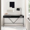 MH London Bilbao 22" Solid Wood and Metal  Base Writing Desk - 4 of 4