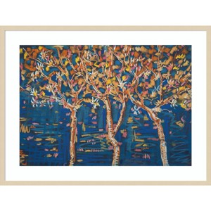 41" x 31" Rivers Edge by Peter Davidson Wood Framed Wall Art Print - Amanti Art: Giclee, Acrylic, Hardwood - 1 of 4