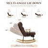 Rocking Chair with Footrest for Living Room, Upholstered Glider Rocker Chair - 2 of 4