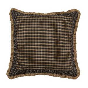Park Designs Black Sturbridge Patch Basic Euro Sham - 1 of 3
