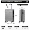 GustoWave 20 in Hardside Carry on Luggage with Spinner Wheels, Suitcase Hardshell Expandable, Lightweight Luggage with Tsa Lock - 2 of 4