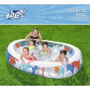 Bestway H2OGO 141 gal Oval Inflatable Pool 60 in. H X 20 in. W X 7.5 in. L (Case of 2) - 1 of 1