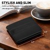Fila Men’s Leather Minimalist Bifold Wallet, Front Pocket RFID - 4 of 4