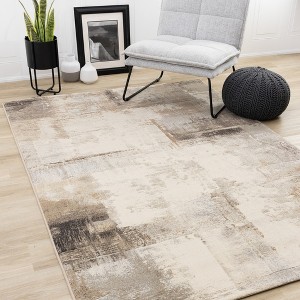 Rug Branch Contemporary Distressed, Organic Cream Indoor Area Rug - 1 of 4
