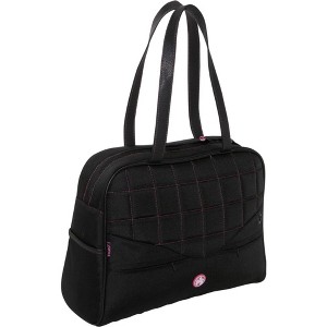 Mobile Edge Sumo - Women's 13.3" Ultrabook or 13" MacBook Laptop Purse - Black w/ Pink Stitching - 1 of 4