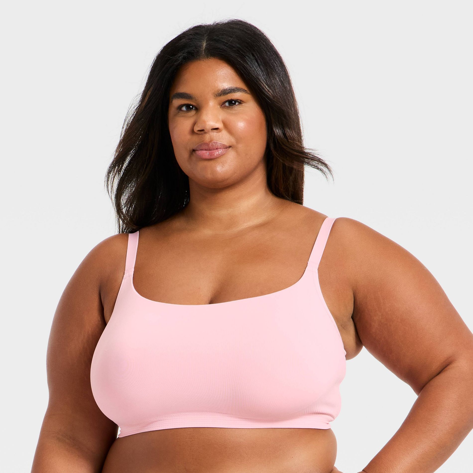 Women's Seamless Value Bralette - Auden™ Pink 1X