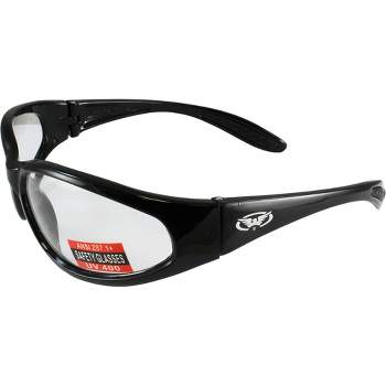 Global Vision Eyewear Cougar Safety Motorcycle Glasses With Clear