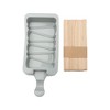 Unique Bargains Popsicles Mould Striped Building Block Shape Comes with 20 Stick Hand Washable 2.17"x5.71" 1 Pc - 3 of 4