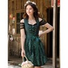 MISSKY Costumes 3 Pcs Dress Women's Dress for  Traditional Carnival Outfits - 3 of 4