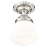 Z-Lite Vaughn 1 - Light Flush Mount in  Brushed Nickel - 3 of 4