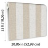 Veer Decor Antibes Linen Stripes  Wallpaper - 2 of 3