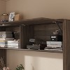FUFU&GAGA Brown Smart Electric Lift Desk withCabinet, Multi-angle Change, Enjoy Healthy Office and Tidy Space - 3 of 4