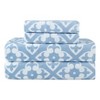 Pointehaven 180 GSM Brushed Cotton Printed Soft Flannel Deep Pocket Oversized Sheet Set - 3 of 4
