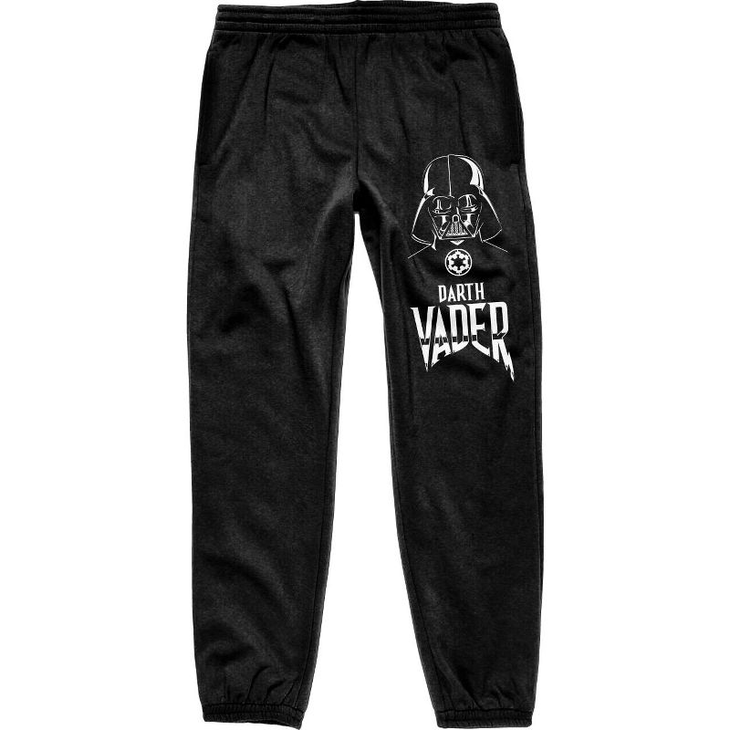 Star Wars Darth Vader Men's Black Graphic Sleep Pajama Pants-, 1 of 3