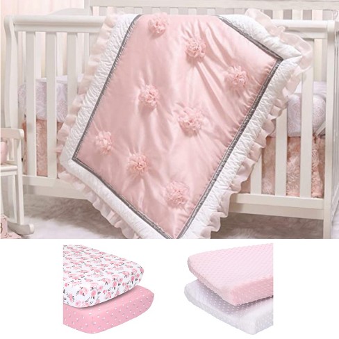 Crib sheet and clearance changing pad cover set