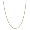 Black Bow Jewelry 1.75mm, 10k Yellow Gold, Solid Concave Figaro Chain Necklace - 3 of 4