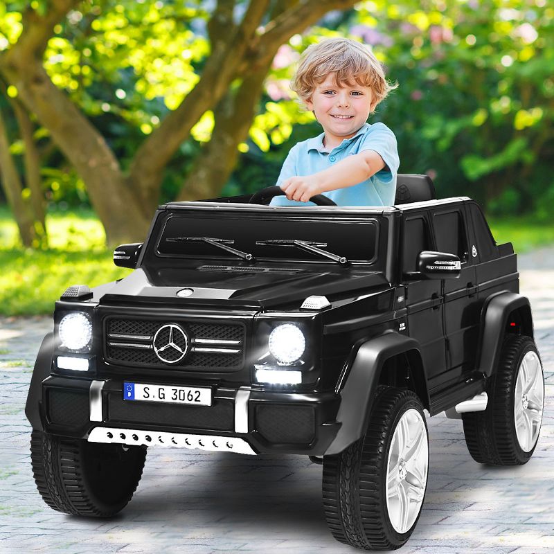 Costway Mercedes Benz 12V Electric Kids Ride On Car  RC Remote Control W/Trunk, 1 of 11