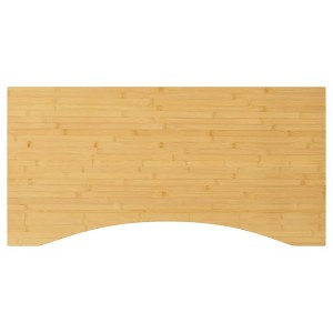 VidaXL Desk Top 43.3 in.x21.7 in.x1 in. Bamboo - 1 of 4