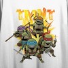 World of TMNT Turtles and Logo Women's White Short Sleeve Crew Neck Crop Tee - 2 of 3