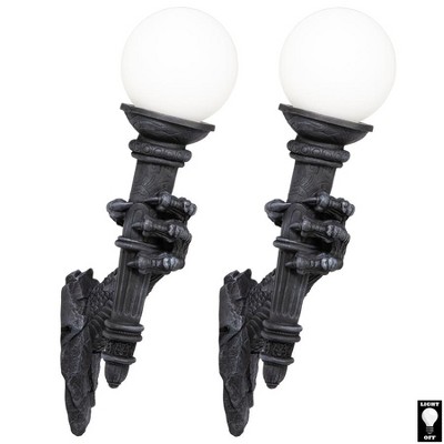 Design Toscano Blackfriar's Gate Wall Torchiere Lamp
