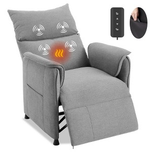 Electric Recliner Chair with Heat, Adjustable Single Recliners Sofa with Remote Control Home Theater Seating &Armchair for Living Room/Office - 1 of 4