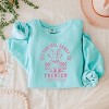 Simply Sage Market Cottontail Candy Premium Chocolate Lightweight Garment Dyed Sweatshirt - XL - Chalky Mint - 3 of 4