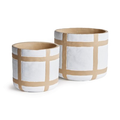 Plum & Post Phoenix Flowerpot Planters Set of 2
