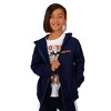 Dragon Ball Z Orange Kanji Long Sleeve Navy Boy's Zip Hoodie - 3 of 3