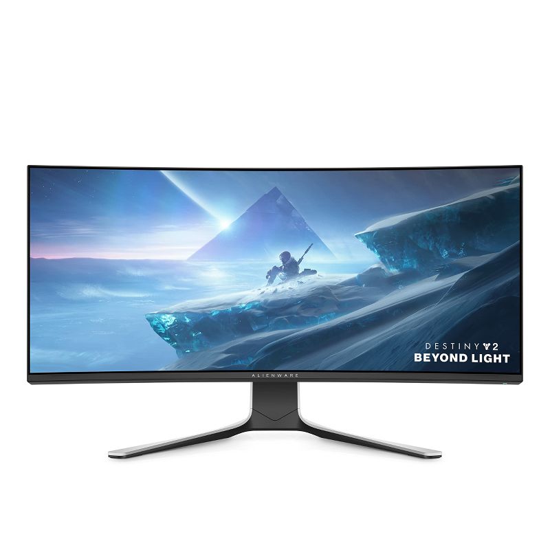 Alienware Ultrawide Curved Gaming Monitor - 38-Inch WQHD Display, White - AW3821DW, 1 of 5