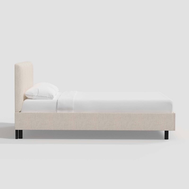 Olivia Upholstered Linen Platform Bed - Threshold™, 3 of 5