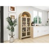 VYNXARIA 70.28" Tall Arched Kitchen Pantry with Adjustable Shelves - Modern Farmhouse Storage Cabinet - 4 of 4