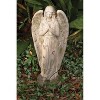 Angel Garden Statue 21.5"H – Serene Faux Concrete Outdoor Decor by Kalalou - 2 of 3