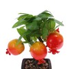 Unique Bargains Artificial Plants Plastic Orange 3.15"x3.15"x9.06" 1 Pcs - 4 of 4