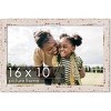 PosterPalooza | Shabby Chic White Picture Frame - UV Acrylic, Backing Board, Hanging Hardware Included - 2 of 4