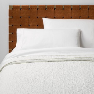 Twin/Twin XL Garment Washed Quilt White - Opalhouse