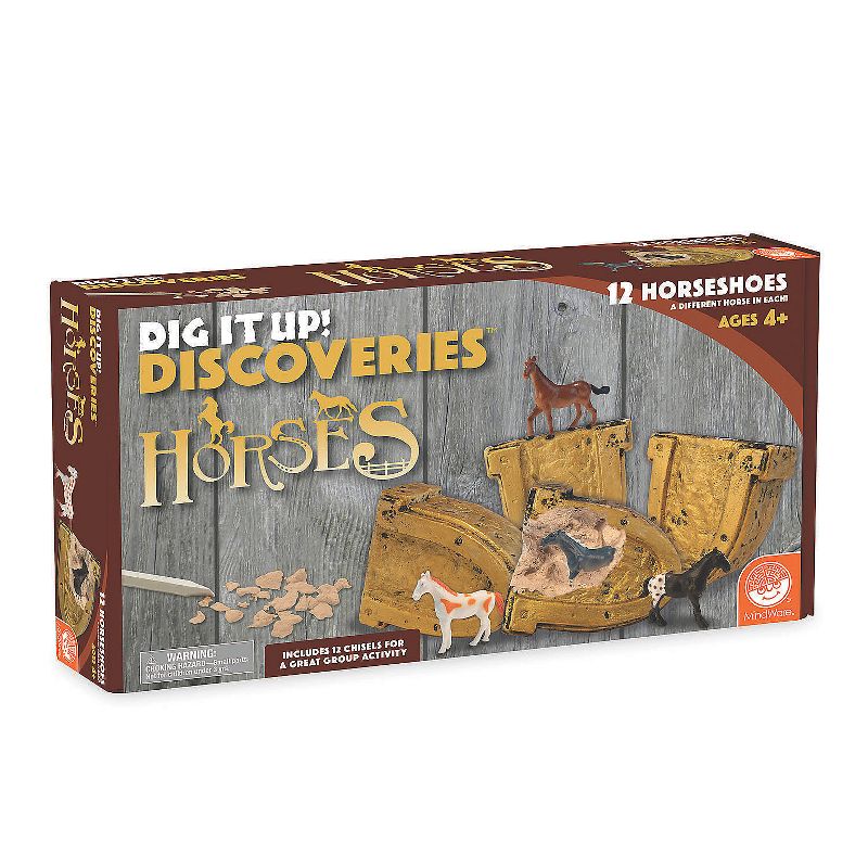 MindWare Dig It Up Discoveries Educational Excavation Digs: Learn About Horses – 12-Pack, 1 of 4