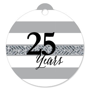 Big Dot of Happiness We Still Do - 25th Wedding Anniversary - Party Favor Gift Tags (Set of 20) - 1 of 4